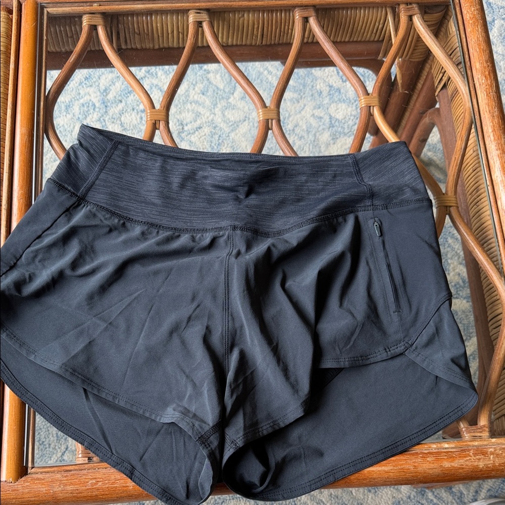 Black Outdoor Voices running shorts